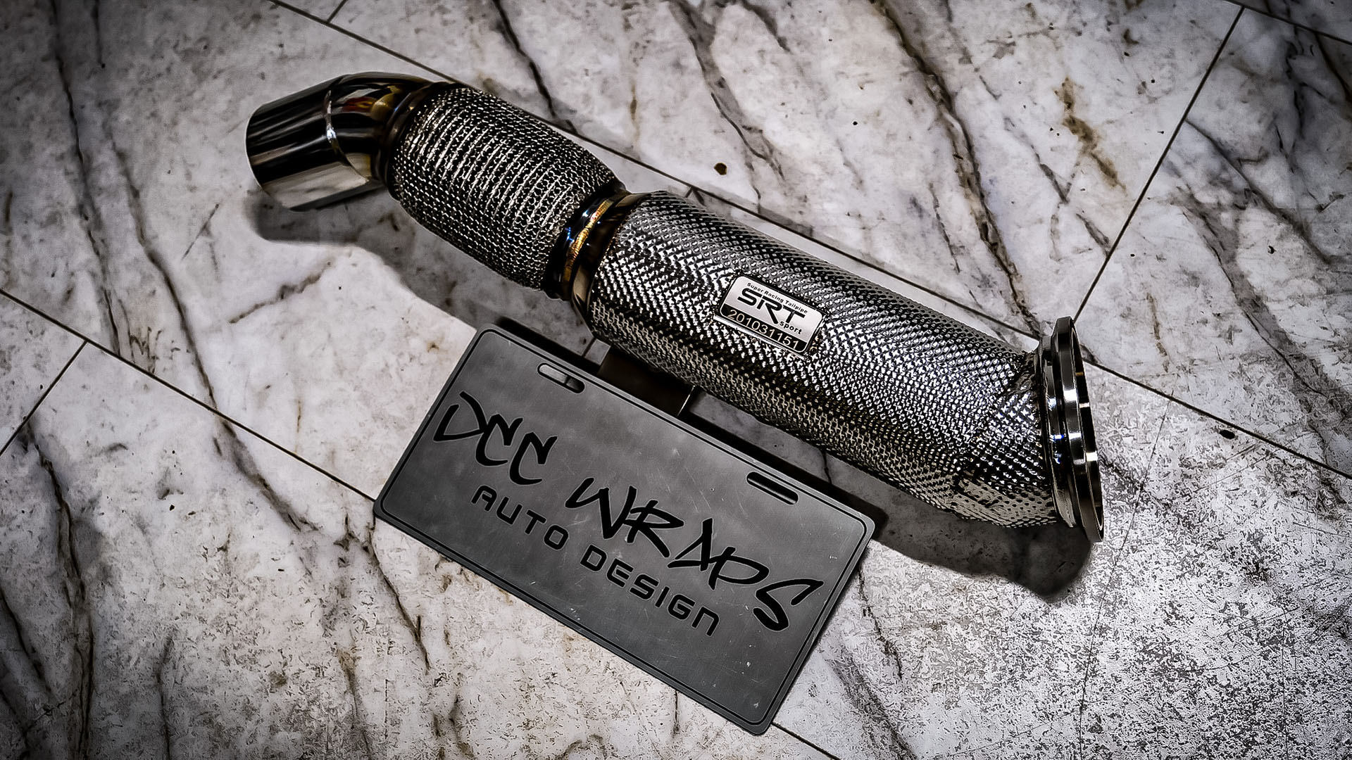 BMW M340i installed SRT down pipe