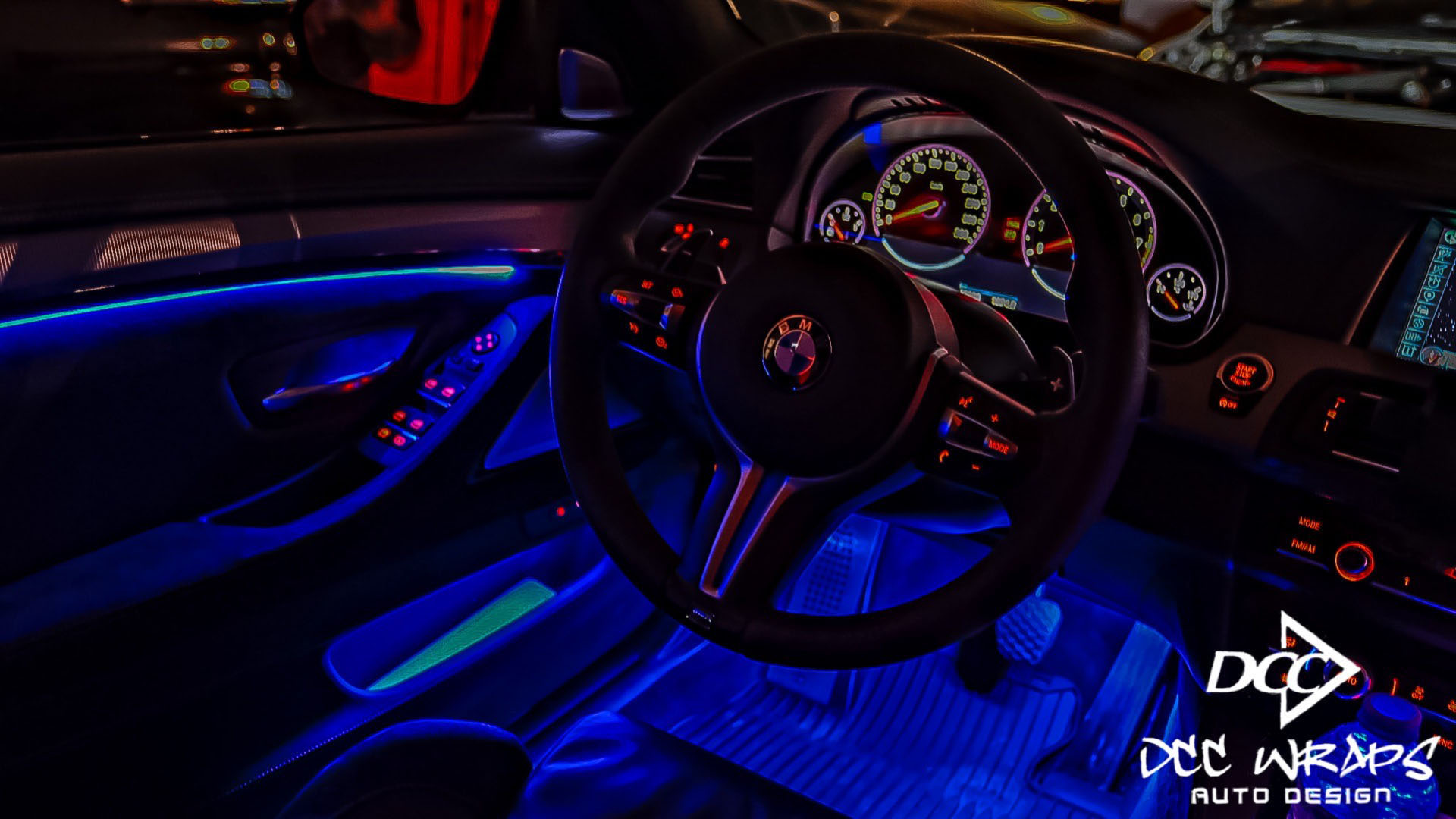 BMW M5 limited edition installed interior lighting