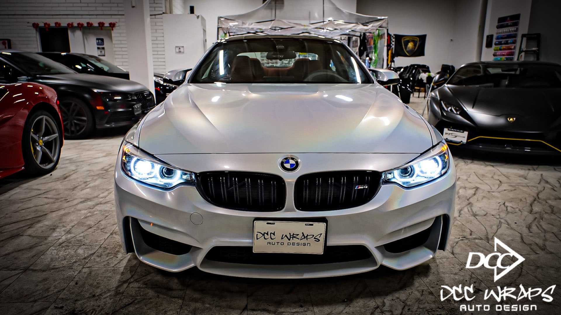 BMW M2 competition wrapped laser white